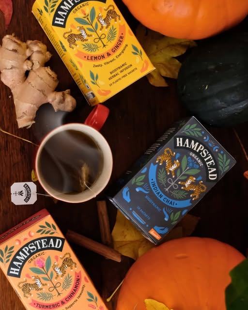 Tés con especias ecológicos y biodinámicos de Hampstead Tea pensados para reconectar contigo
